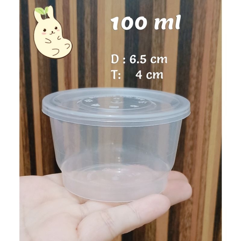 Cup plastik 100ml (25 pcs) - Cup puding - Cup selai