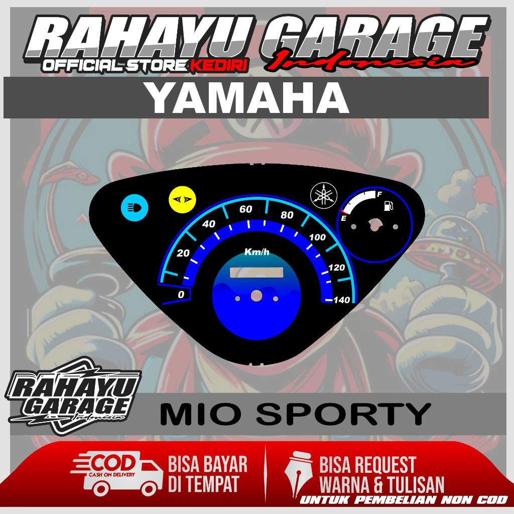 PAPAN SPEEDOMETER CUSTOM YAMAHA MIO SPORTY