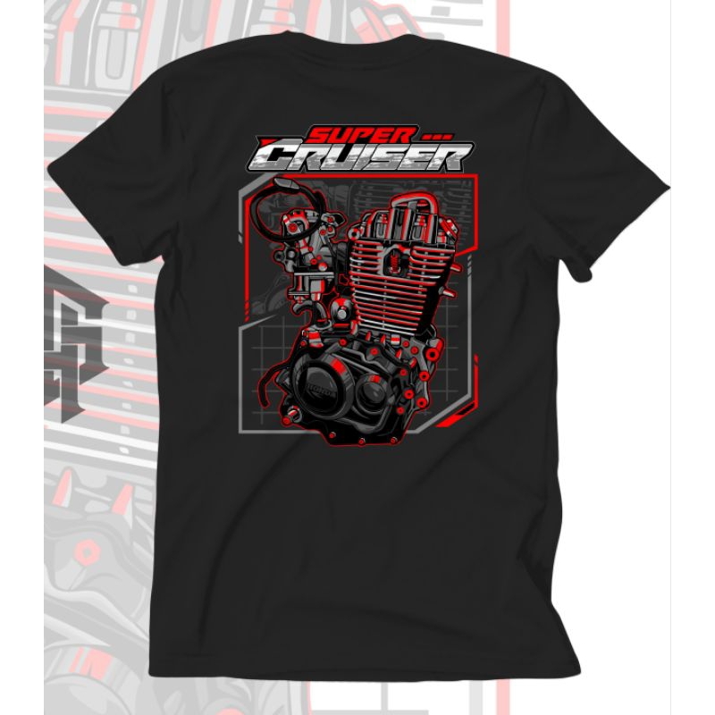 Kaos Honda Tiger Super Cruiser Tiger 2000 ,