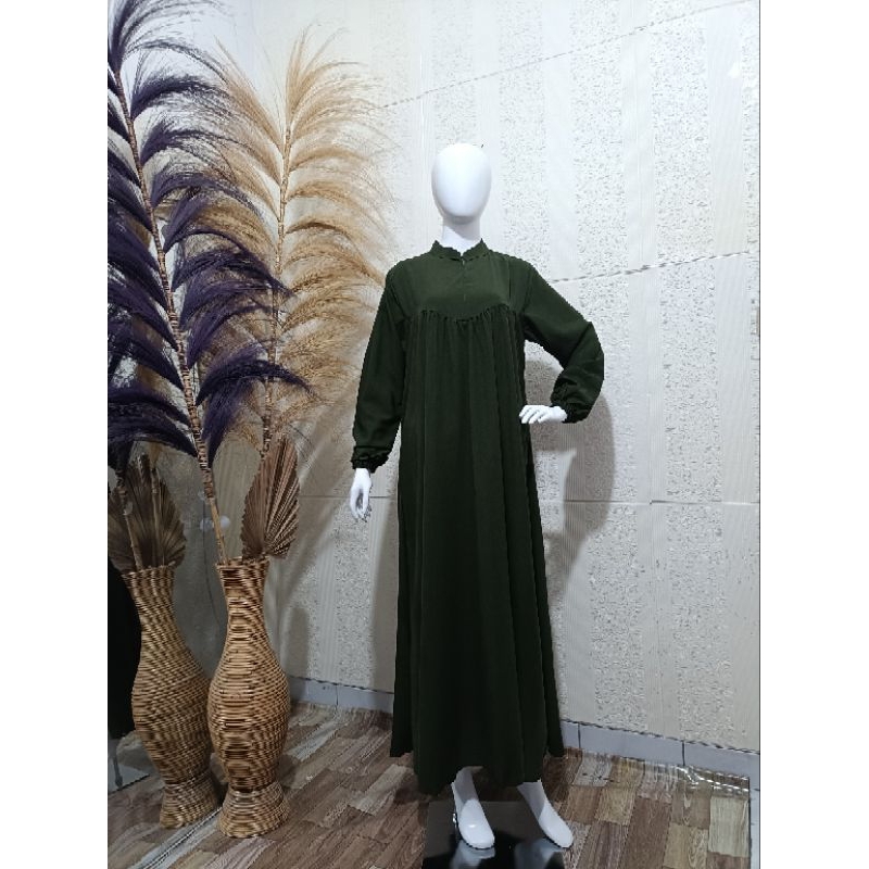 Wolfis Lux shaby gamis set khimar