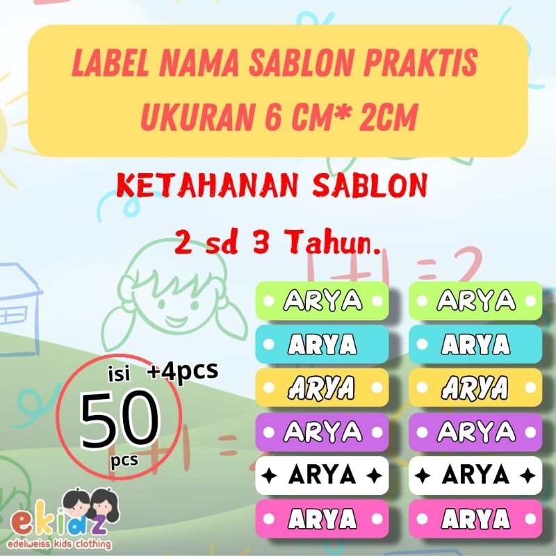 

PLAT STIKER SABLON NAMA