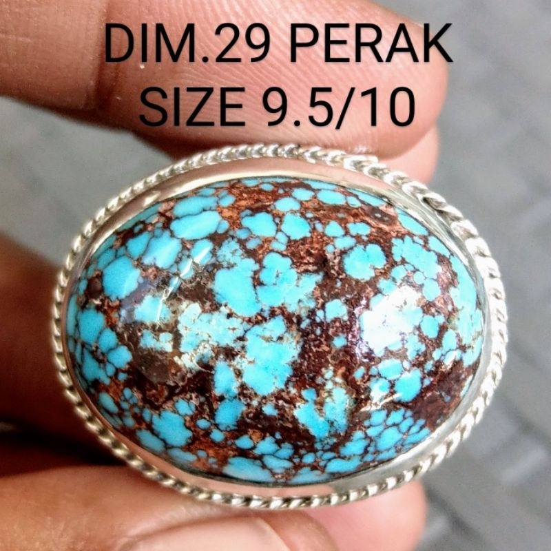 PIRUS PERSIA JUMBO JENONG RING PERAK TEBAL HANDMADE