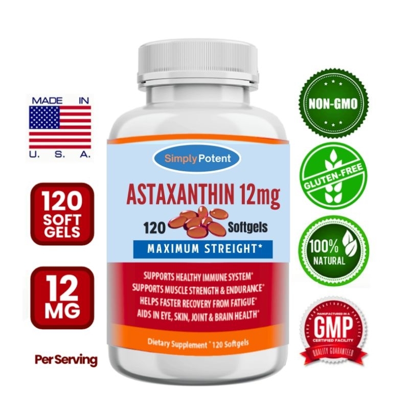 Simply Potent Astaxanthin 12mg