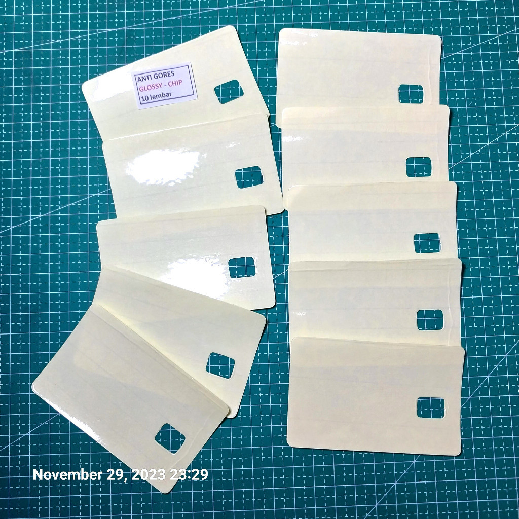 

Anti gores kartu ATM laminating pelindung kartu sticker transparan melindungi_RF