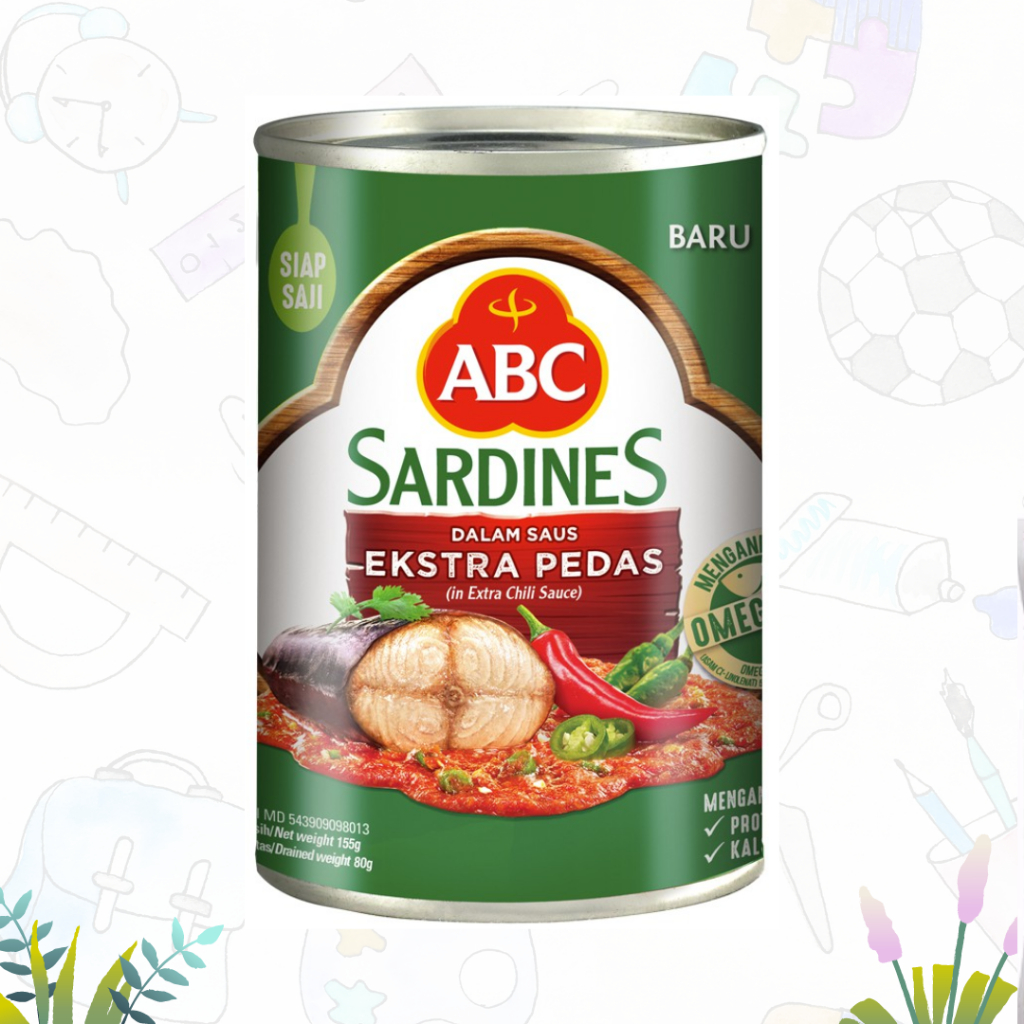 

ABC Sarden Saus Extra Pedas 155gr (pcs)