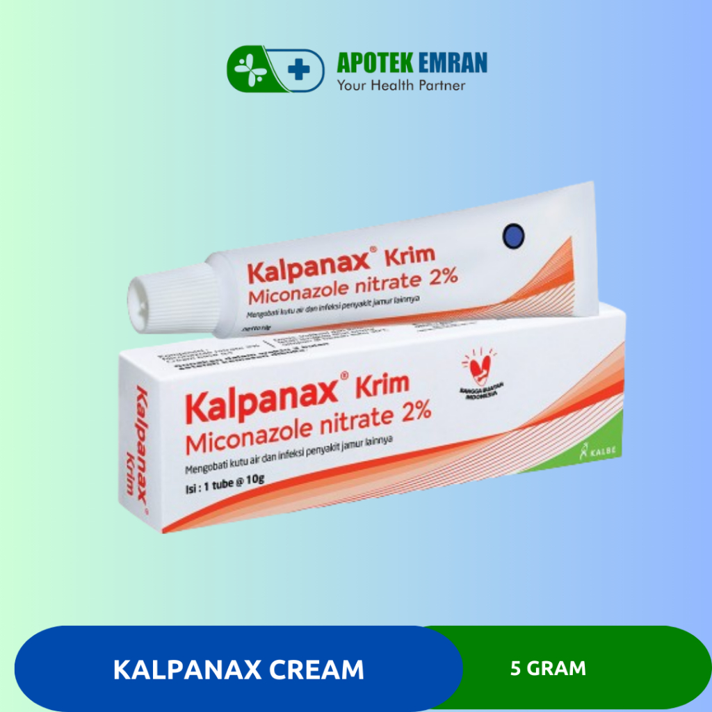 KALPANAX KRIM 5 GRAM SALEP ANTI JAMUR CREAM MICONAZOLE SALEP PANU