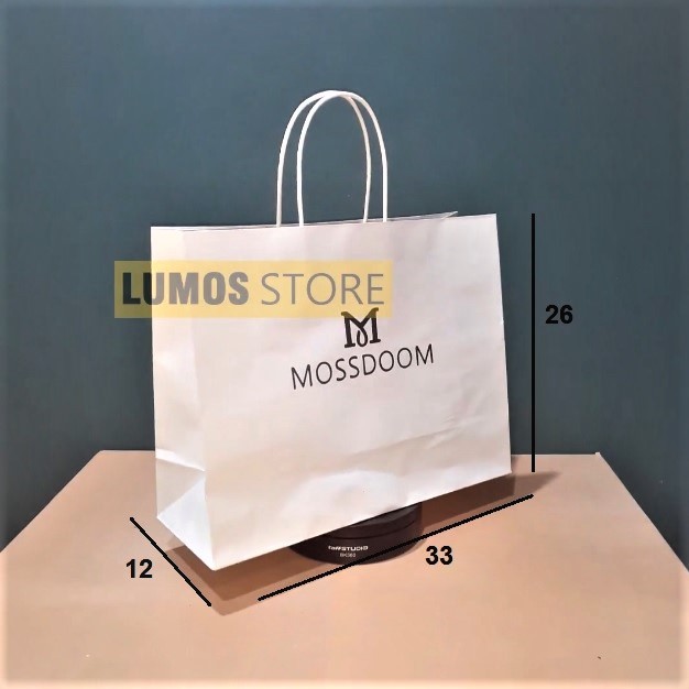 

Paper bag Mossdoom medium 2 sisi