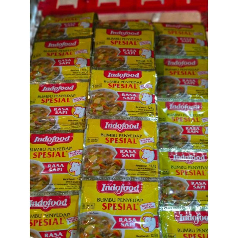 

Indofood Bumbu Penyedap Rasa Sapi Special 1 Renceng 12 sachet