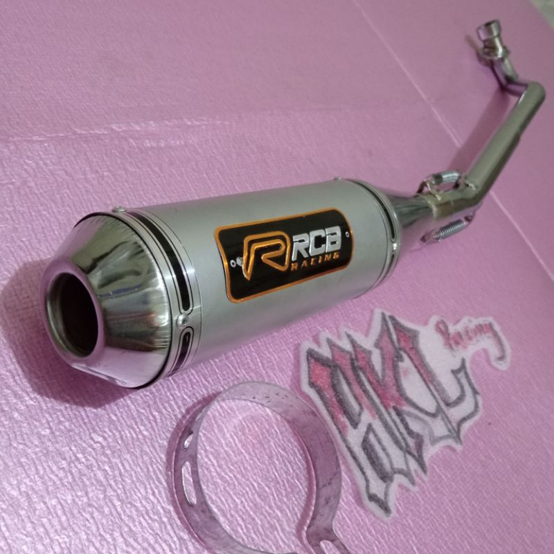 Knalpot RCB Racing buat motor Vega ZR,Vega lama,Vega R,Vega rr,Jupiter robot,Jupiter burhan,Jupiter 