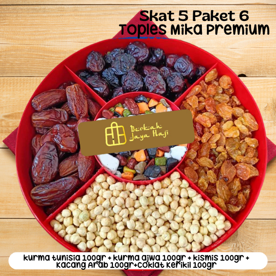 

Paket 6 sekat 5 oleh oleh haji dan umroh