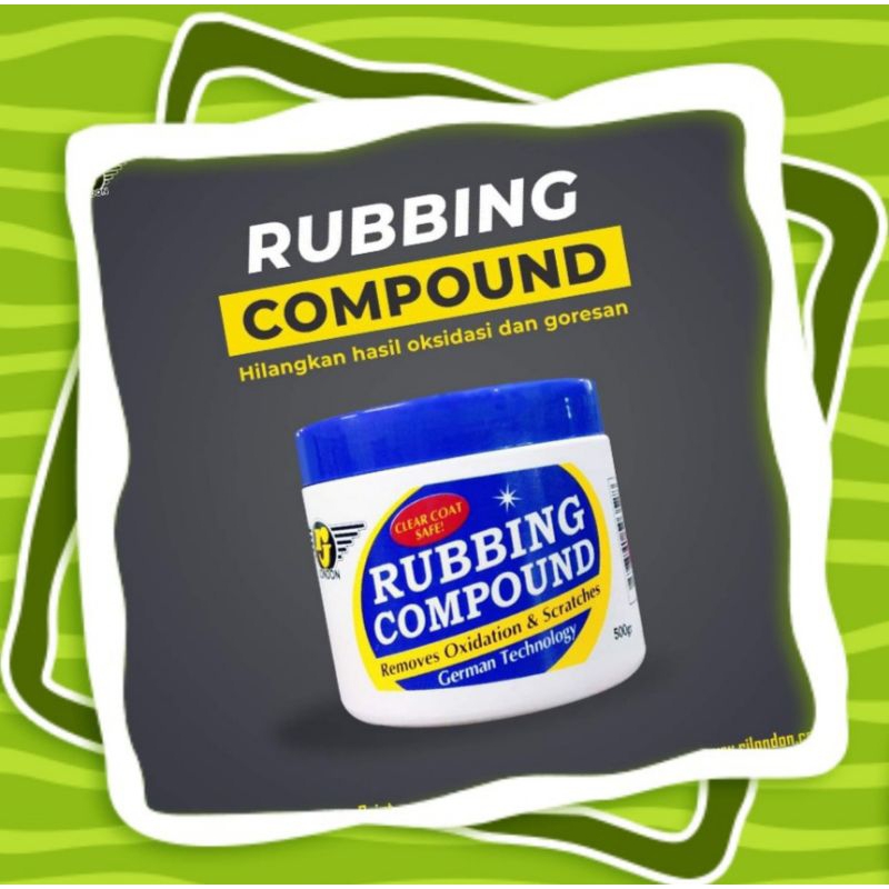 RUBBING COMPOUND 500 gram RJ LONDON kompon