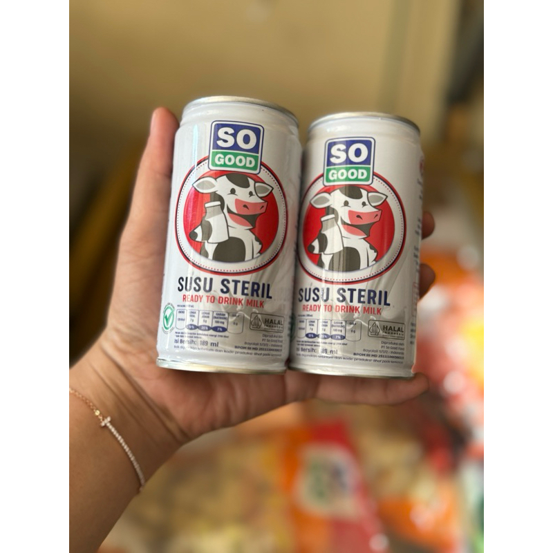 

So Good Susu steril kaleng 189ml