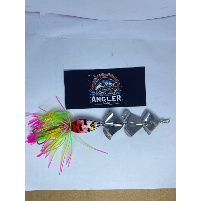 umpan casting gabus toman 3 kipas