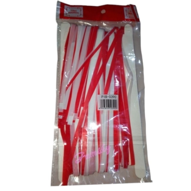 tirai rumbai merah putih hiasan dirgahayu Ri