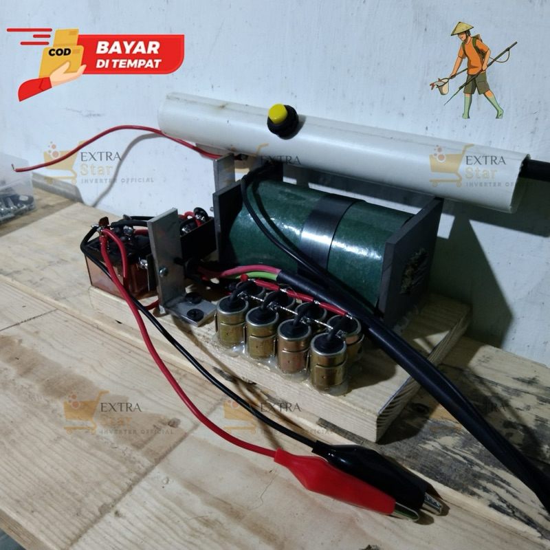 12 Volt Ultrasonic Inverter 10 Kondensor 0.27Uf 1000 WAT