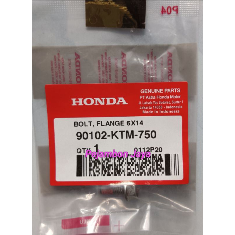 90102KTM750 BOLT FLANGE 6X14