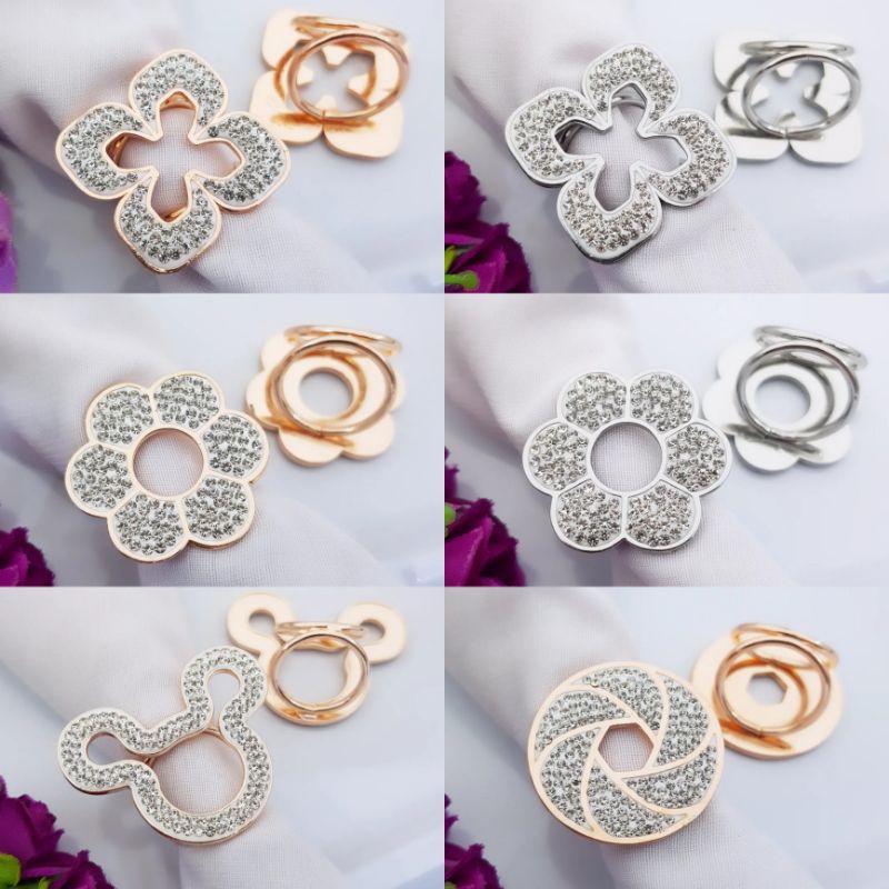 Bros Ring Hijab | Ring Jilbab | Ring Kerudung | Cincin Hijab | Cincin Kerudung | Ring Hijab Fashion 