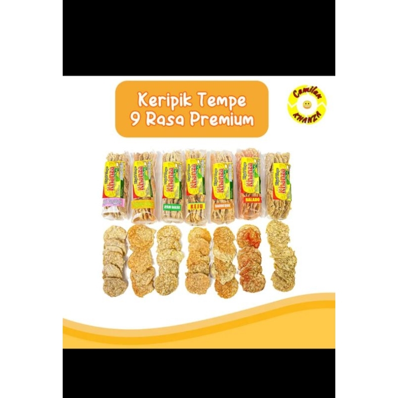 

ELMYRA'S SNACK keripik tempe renyah berbagai rasa bundle 7in1