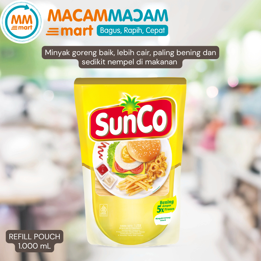 

SunCo Minyak Goreng Refill 1L