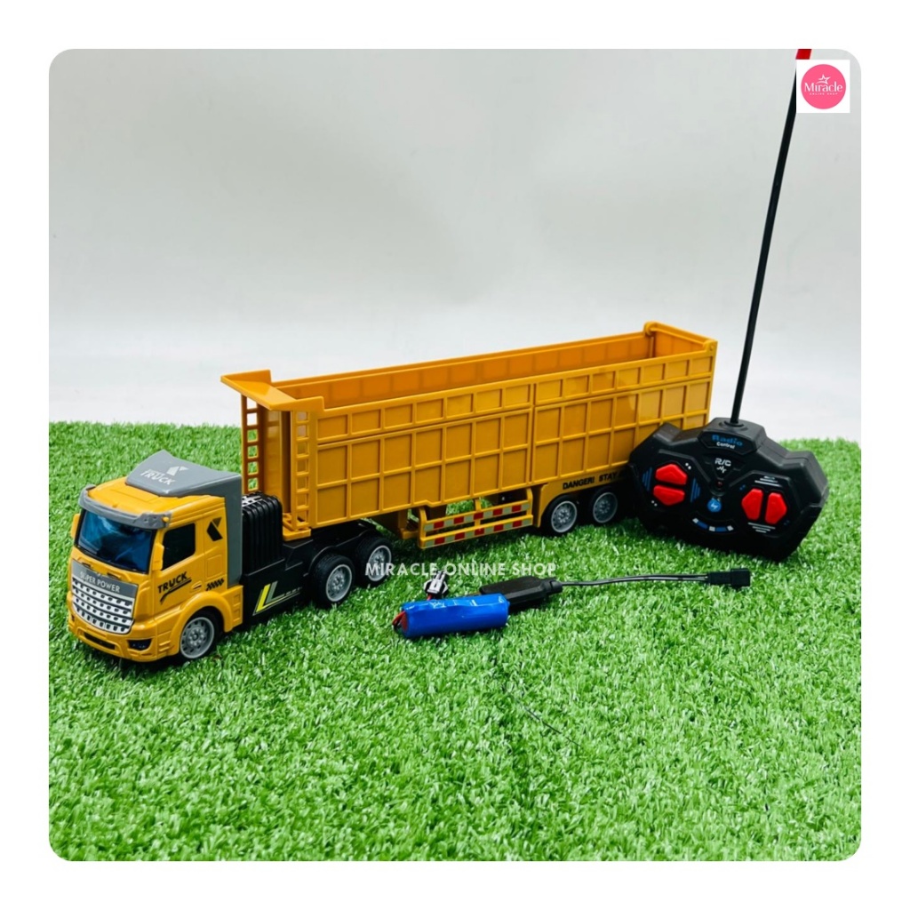 Mainan Mobil Dump Truk Besar Remote Control / Truck Sampah RC Remot kontrol