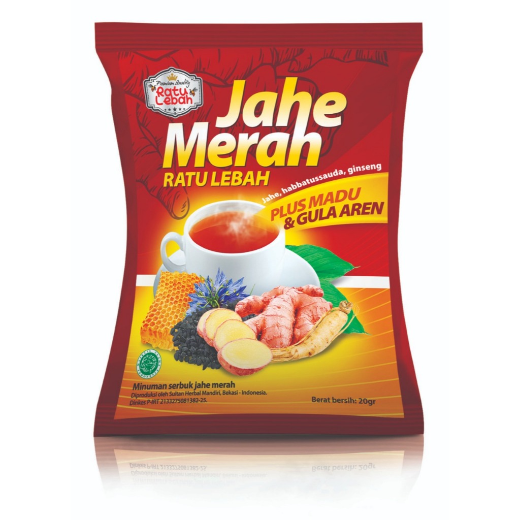 

Jahe Merah Super Ratu Lebah PER 1 SACHET ORIGINAL