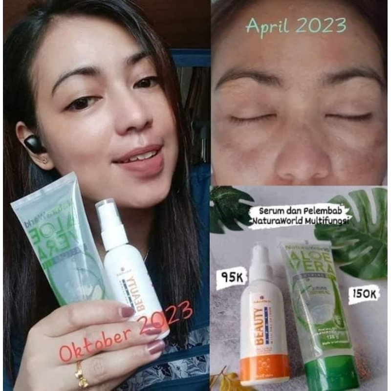 PAKET 2in1 BeautySpray & Aloevera gel mengatasi jerawat flekhitam lukabar herpes gatal2 alergi membu