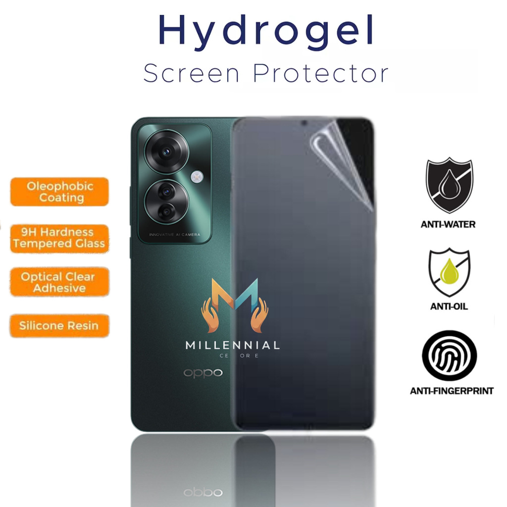 Anti gores jelly Hydrogel matte glare Oppo Reno 11F 5G anti minyak