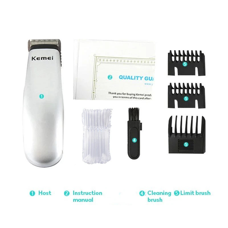 Kemei Km-666 Mesin Alat Cukur Rambut Mini Km 666 Rechargeable Hair Clipper Electric