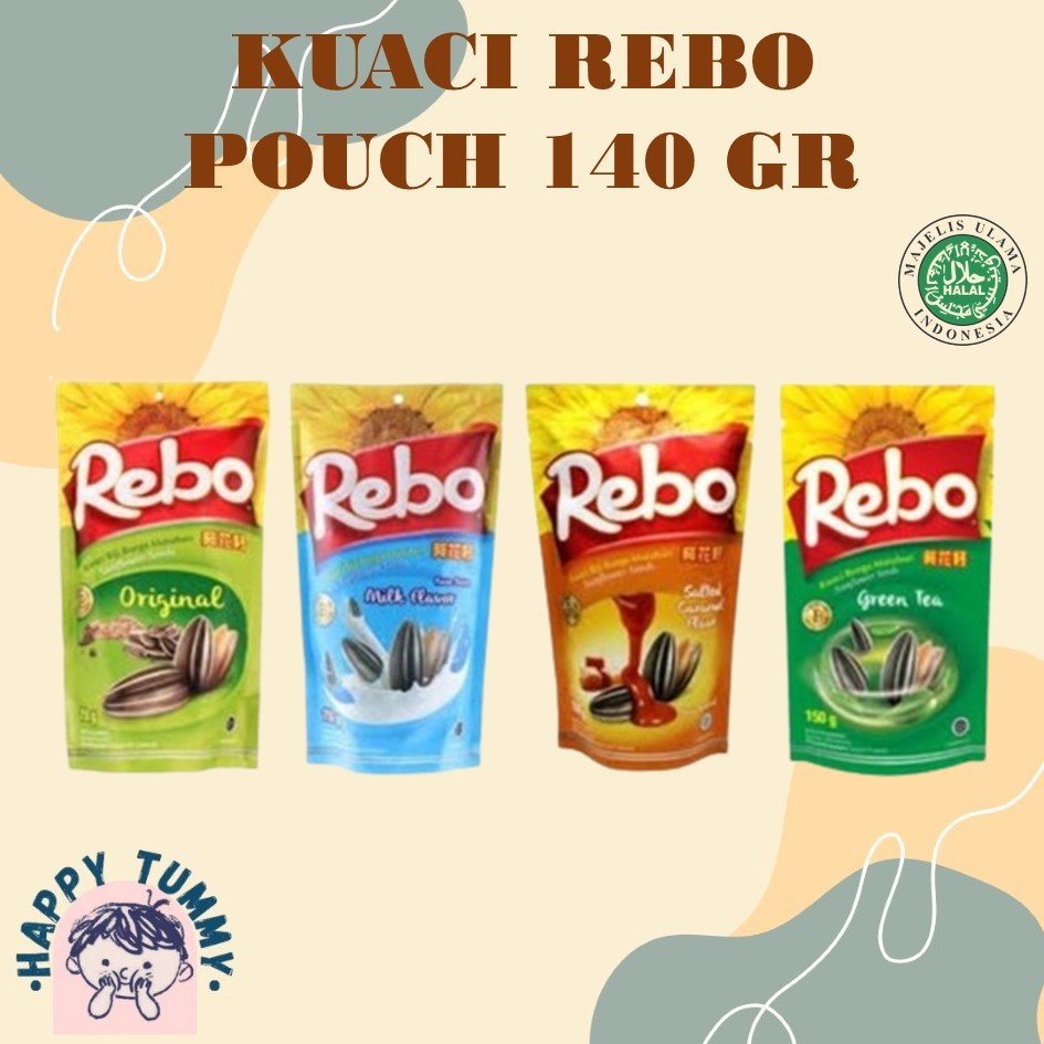 

Kuaci Rebo 150 gr. kwaci pouch. PCS