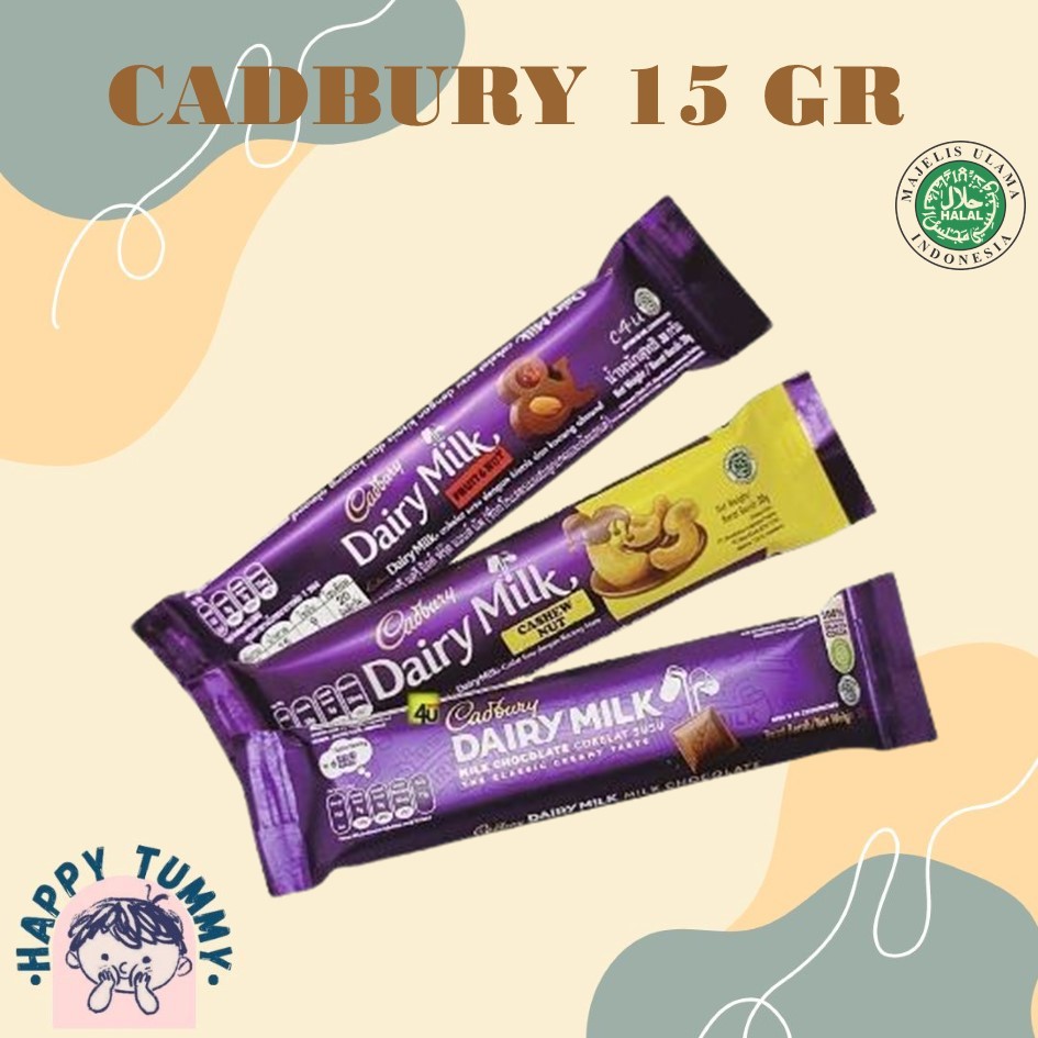 

Cadbury 30 gr. coklat batang. PCS