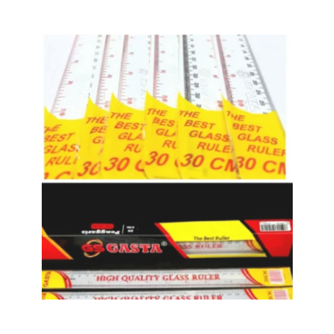 

Penggaris Gasta 30 CM | Penggaris Plastik