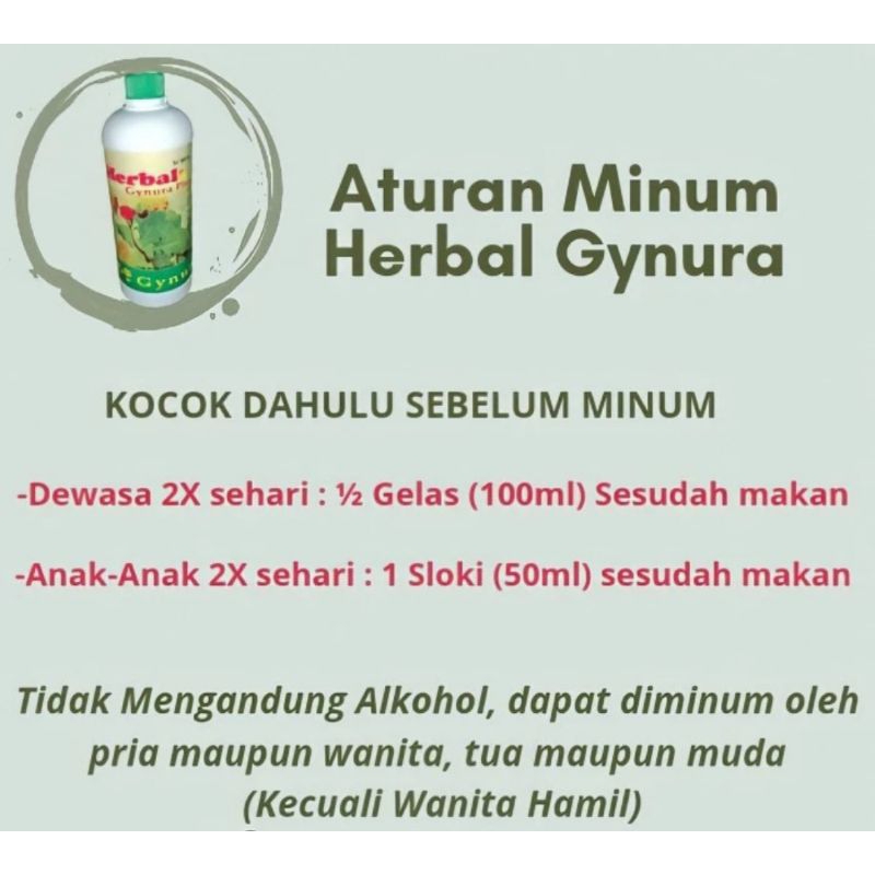 Herbal gynura plus