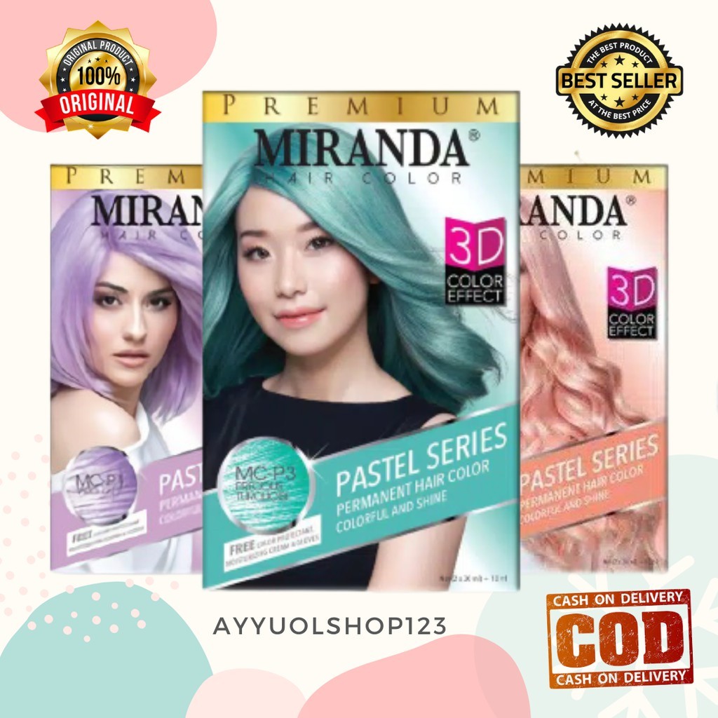 MIRANDA PASTEL SERIES - PEWARNA RAMBUT KEKINIAN