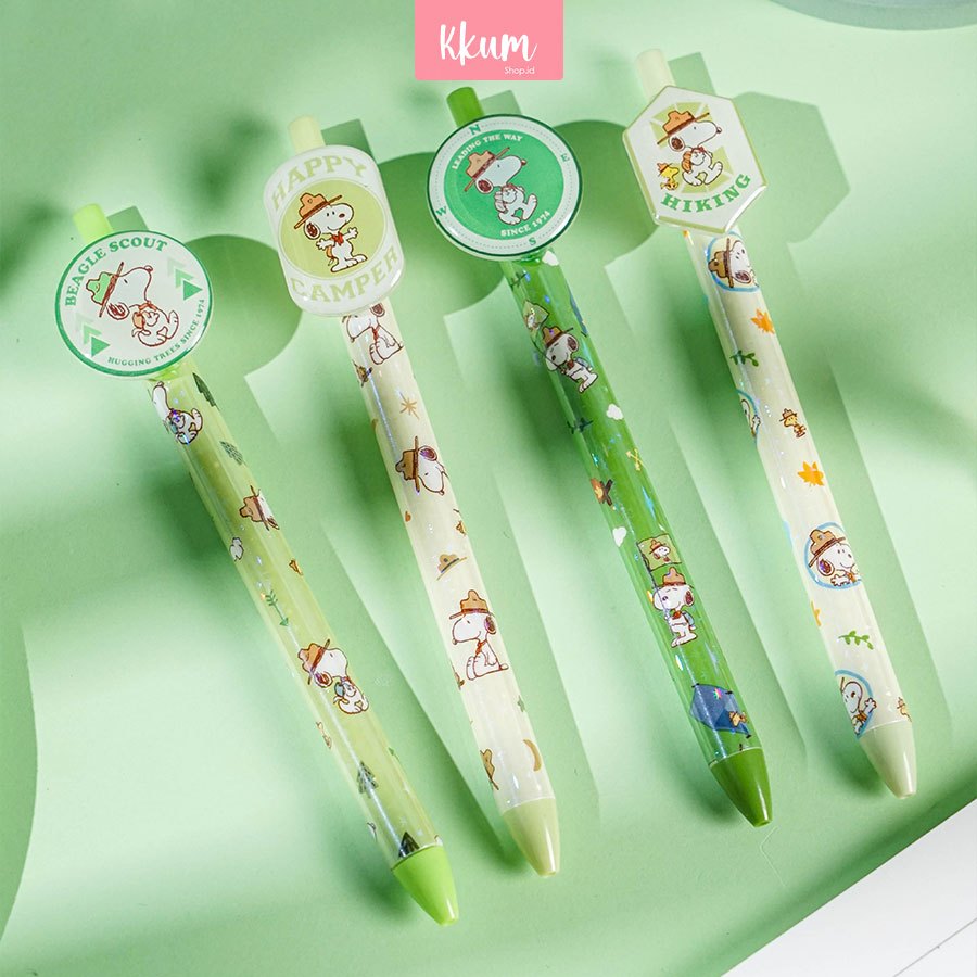 

1PCS Gel Pen Mekanik 0.5mm Snoopy Cute Bolpen