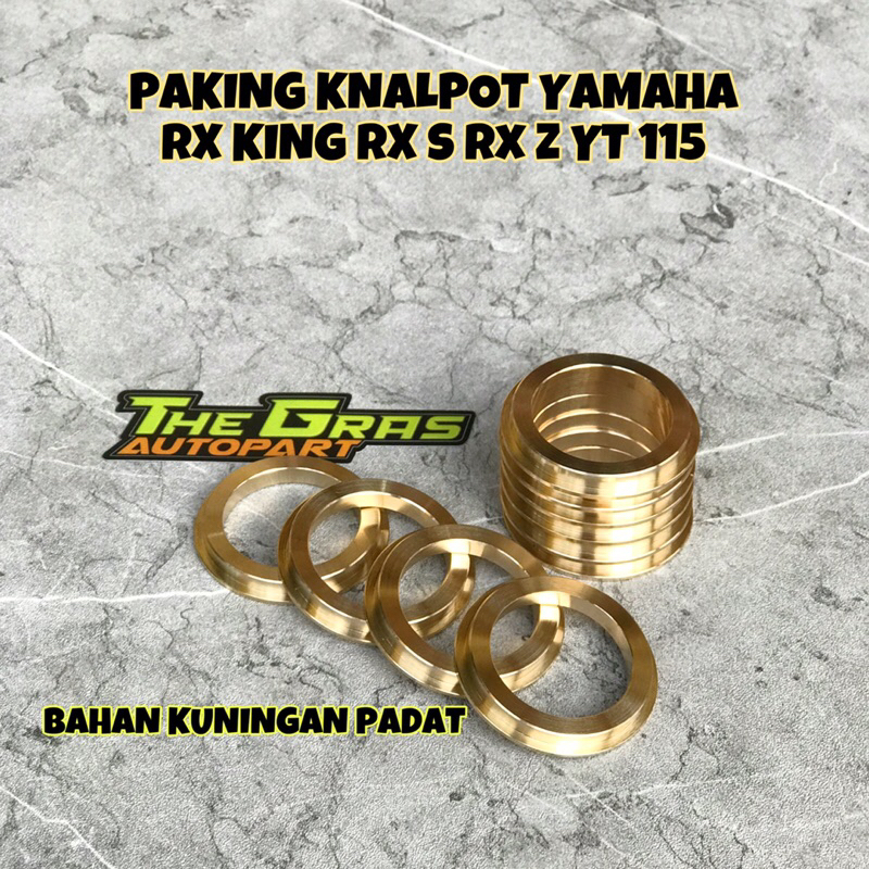 Paking Perpak Knalpot Rx King Rxz Rx Special Yt115 Bahan Kuningan Padat Paking Knalpot Rx King Rxz R