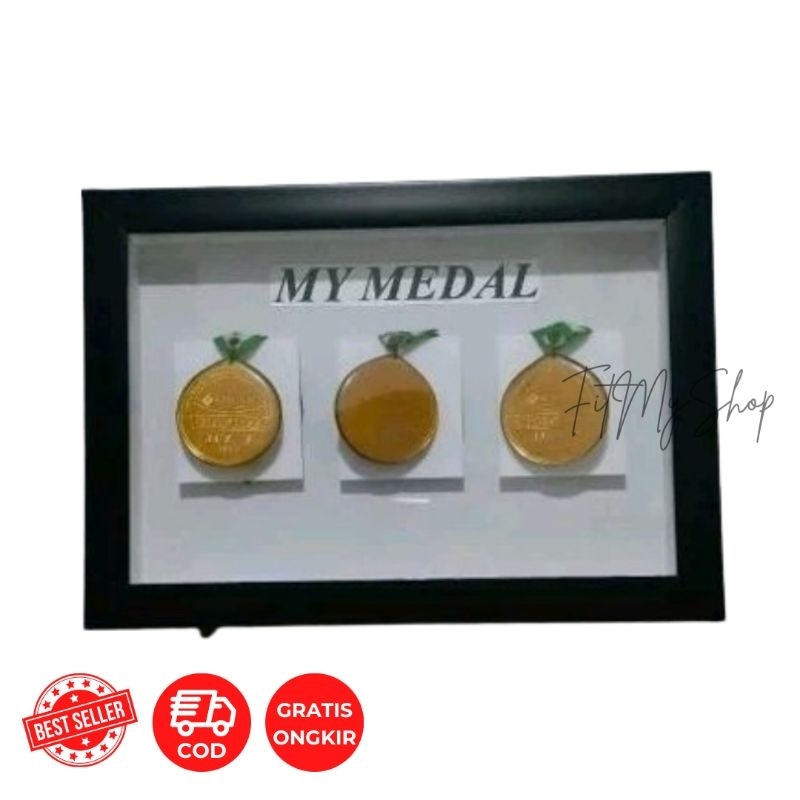Medali Frame/Bingkai medali untuk 3 medali