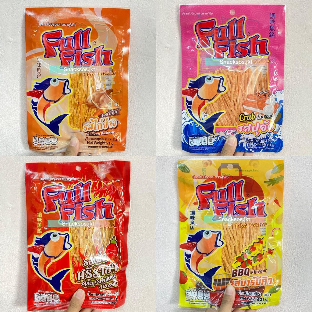 

FULLFISH SNACK BBQ / CHICKEN BBQ / CRAB FISH / SPICY SRIRACHA- FISH SNACK