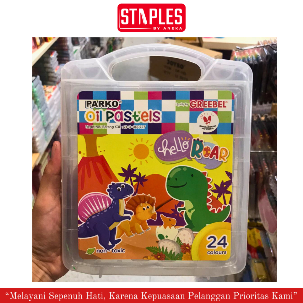 

Oil Pastel 24 Warna Parko / Crayon 24 Colours / Krayon