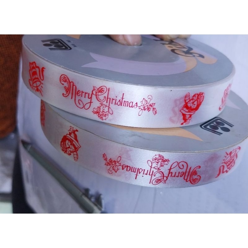 

[ MeiXinG ] PITA JEPANG MERRY CHRISTMAS PLASTIK 2CM