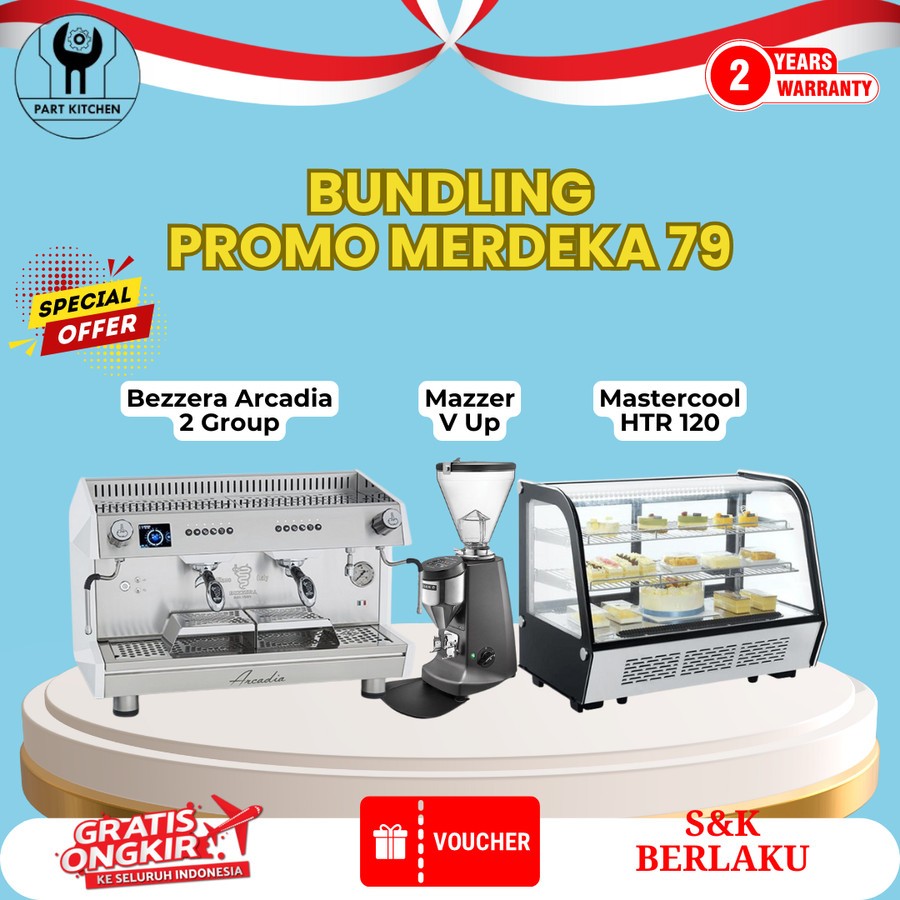 Bezzera Coffee Machine Arcadia DE PID 2 Group Mesin Kopi Bezzera - ARCADIA ONLY