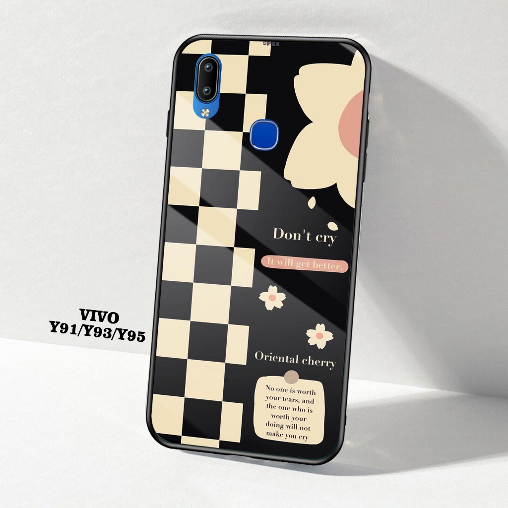 Case VIVO Y91/Y93/Y95 - Casing Hp VIVO Y91/Y93/Y95 Motif ( BUNGA ) Silikon Hp VIVO Y91/Y93/Y95 - Sof