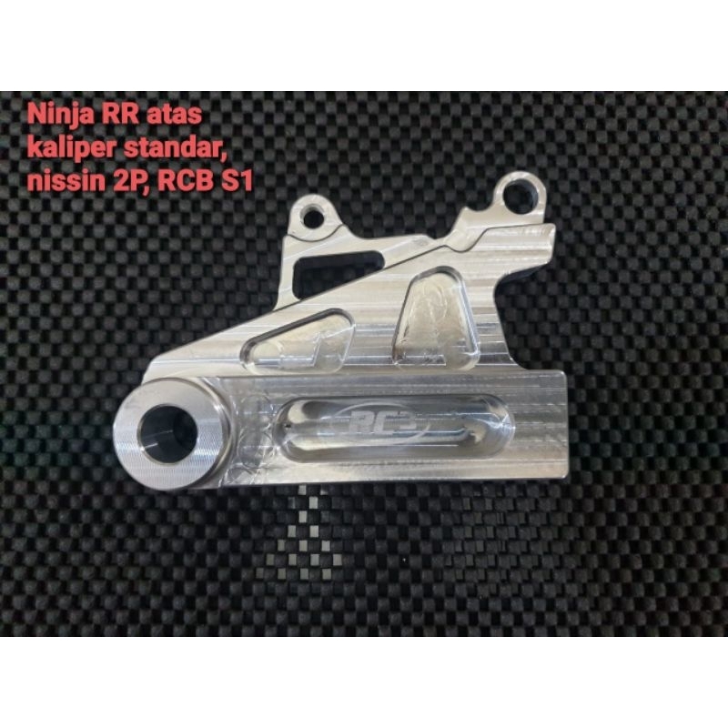 breaket kaliper belakang dudukan pala babi belakang RC3 standar ninja 150 RR atas dish 220mm kaliper