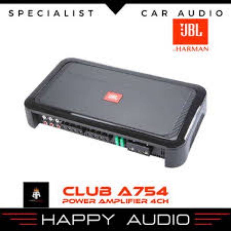 power JBL 4chanel CLUB A754 amplifier audio mobil