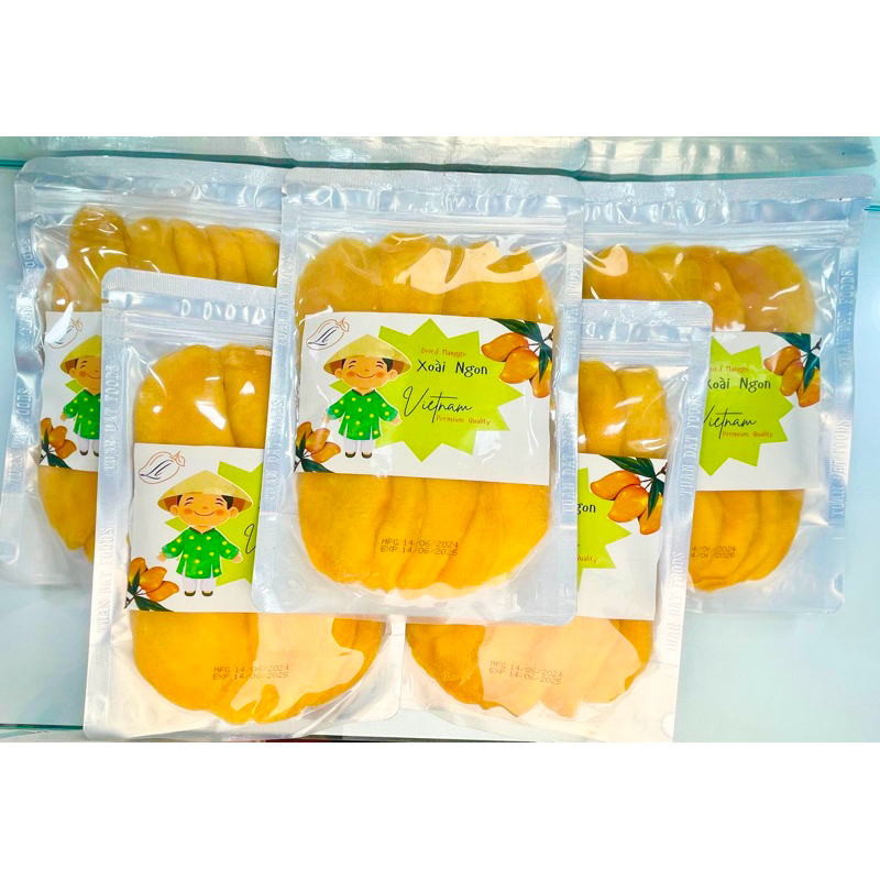 

BUNDLING Dried Mango Vietnam MANGGA KERING 200grX5pack Viral Xoai Ngon