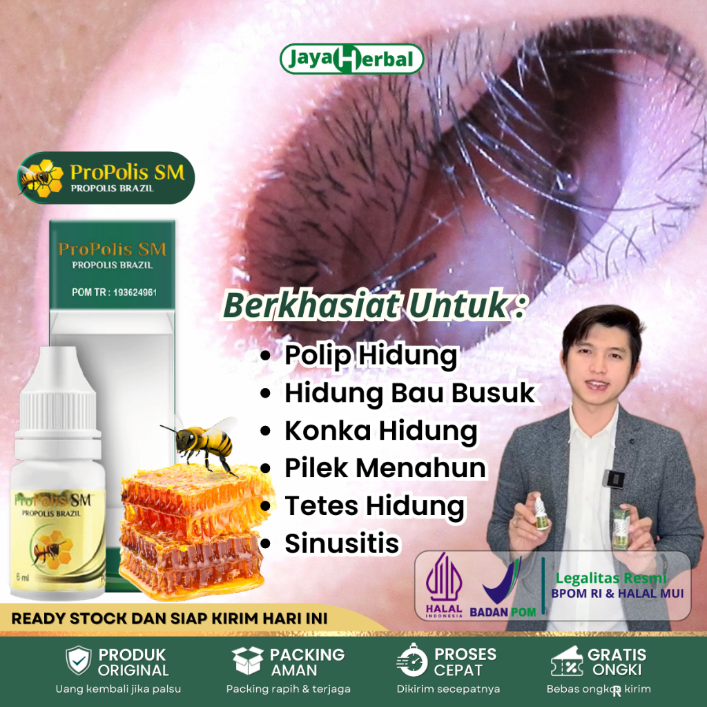 Obat Polip Hidung Anak dan Dewasa, Obat Oles Hidung Bau Busuk, Obat Tetes Sinusitis, Perontok Benjol