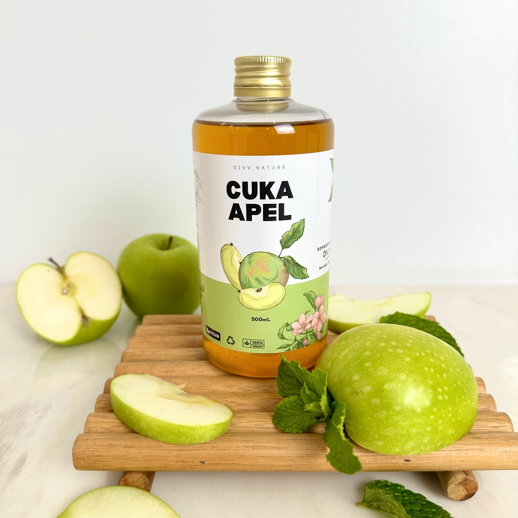 

Cuka Apel Premium 500mL - by DIVV Nature