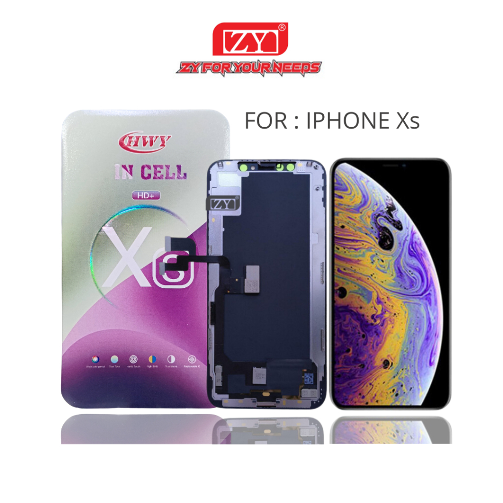 ZY LCD iPhone XS HD+ Incell Fullset Touchscreen