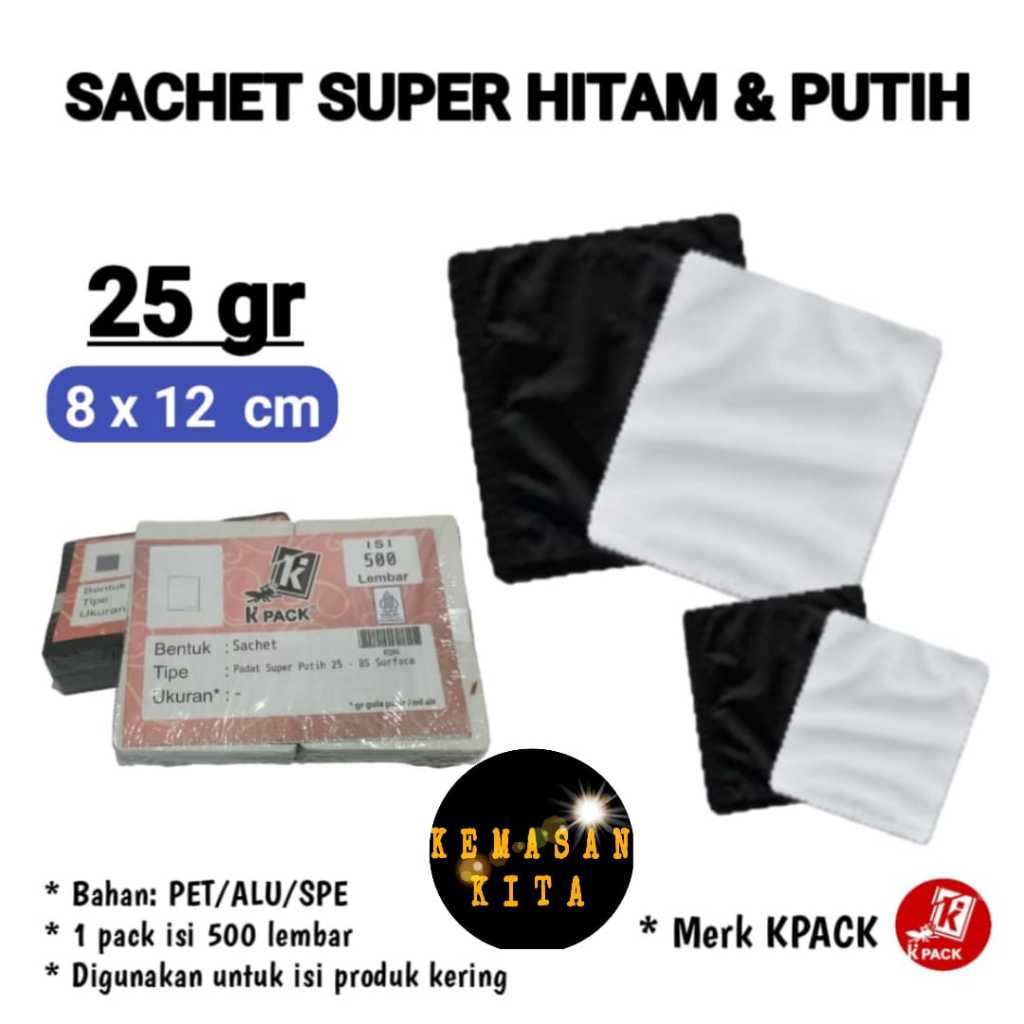 

PLASTIK SACHET SUPER WARNA FULL ALUMUNIUM 25 GRAM