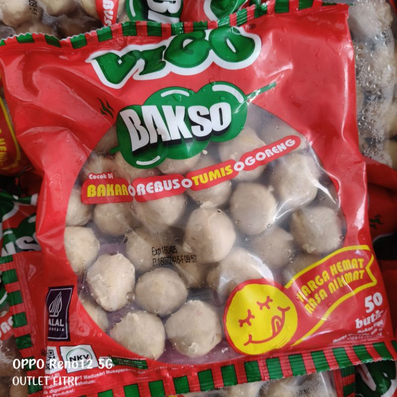 

[500gr] VIGO Bakso Sapi isi 50