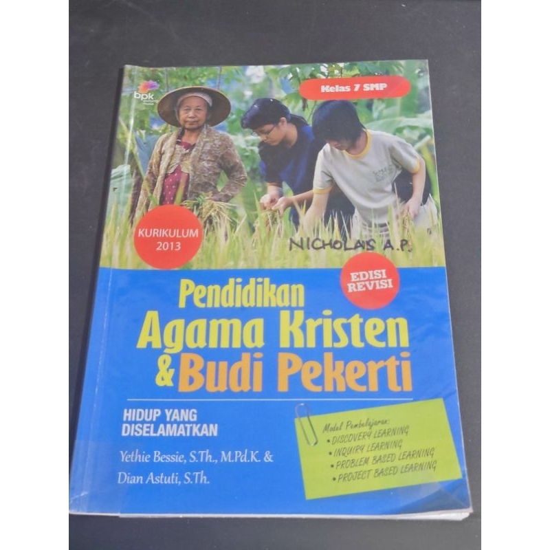 Buku Agama BPK gunung mulia kls 7